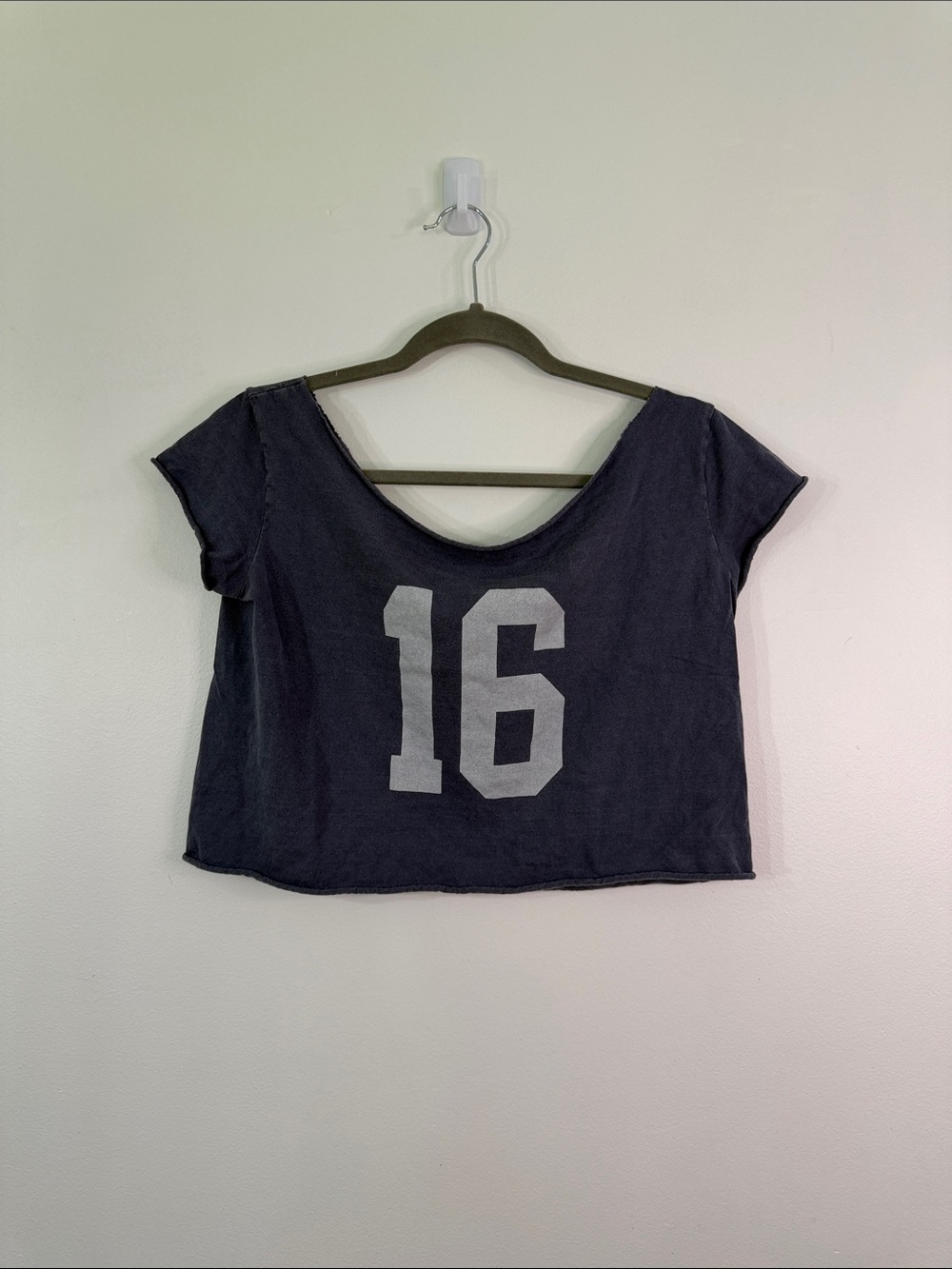 John Galt Cropped Oversized Tee